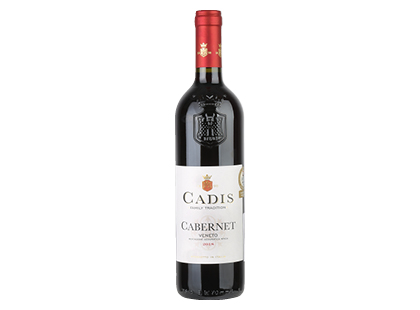 Raudonasis sausas vynas CADIS CABERNET SAUVIGNON VENETO su SGN