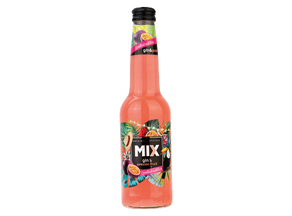 Alkoholinis džino ir pasiflorų skonio kokteilis MIX