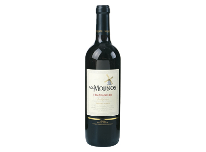 Raudonasis sausas vynas LOS MOLINOS TEMPRANILLO su SGN